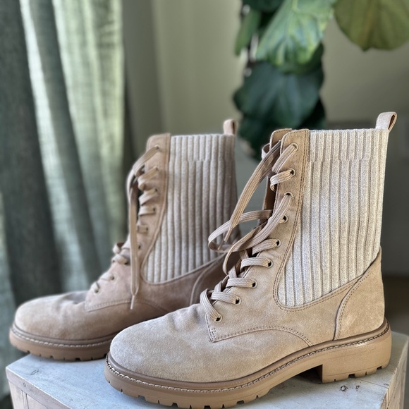 Sam Edelman Lydell Tan Lace Up Women's Boots size 9 - Picture 2 of 5